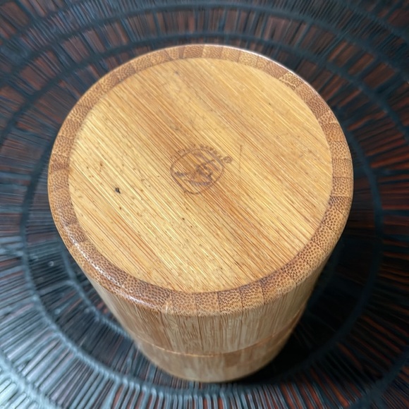 Totally Bamboo Triple Stack Salt Box with Magnetic Swivel Lids - Picture 4 of 4